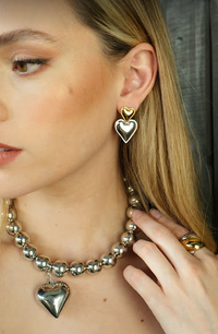 ROBBIE HEART EARRINGS