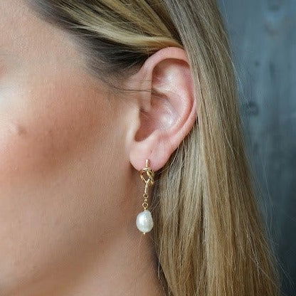 DROP&KNOT EARRINGS - Anemona Joyería