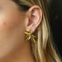 GINNA PETAL STUDS - Anemona Joyería