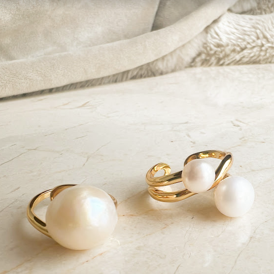 HUITA PEARL RING - Anemona Joyería