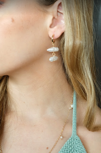 MINA PEARL EARRINGS - Anemona Joyería