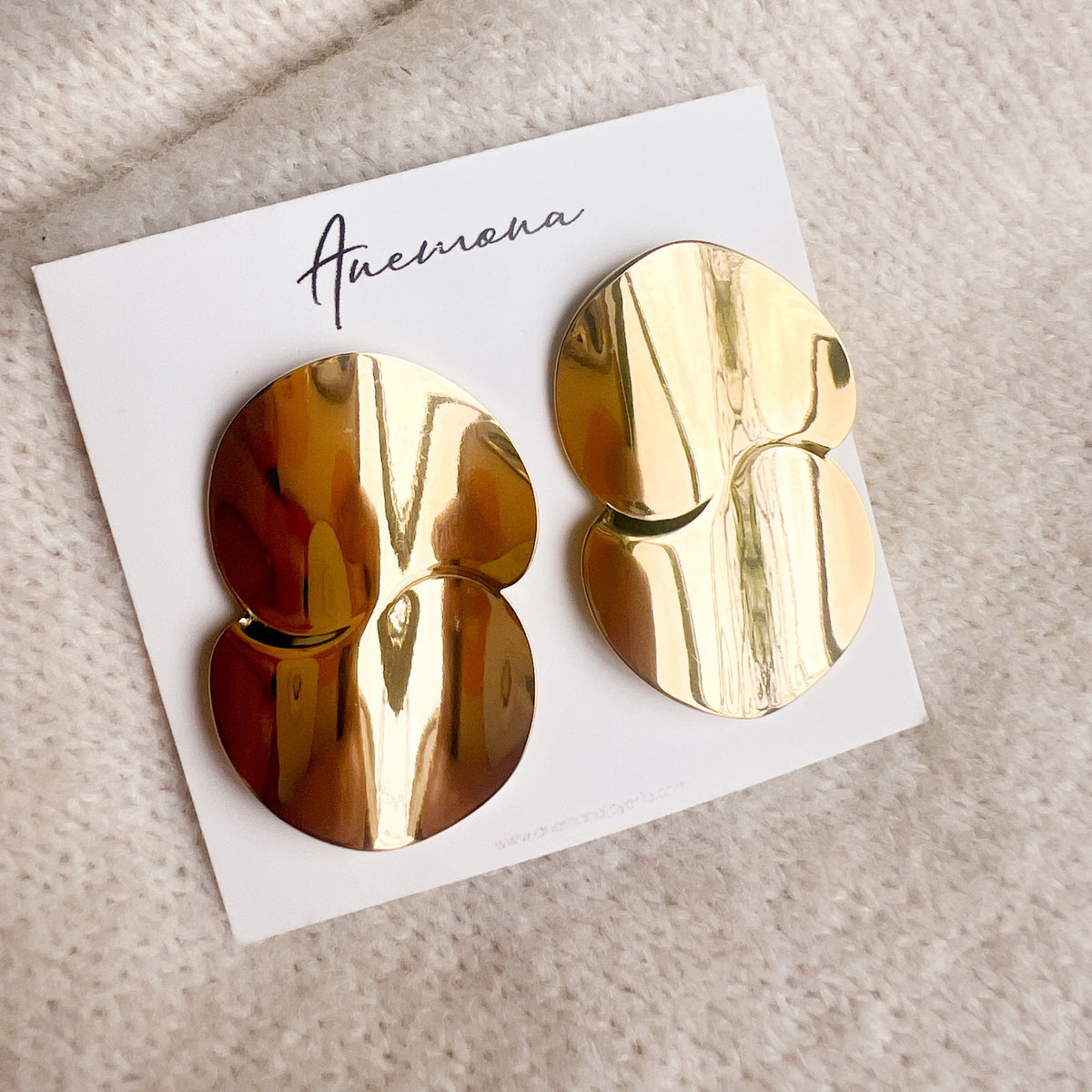 PIPPA GOLD EARRINGS - Anemona Joyería