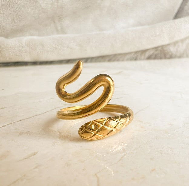 SNAKE RING - Anemona Joyería